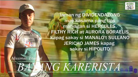 bayang karerista live racing today